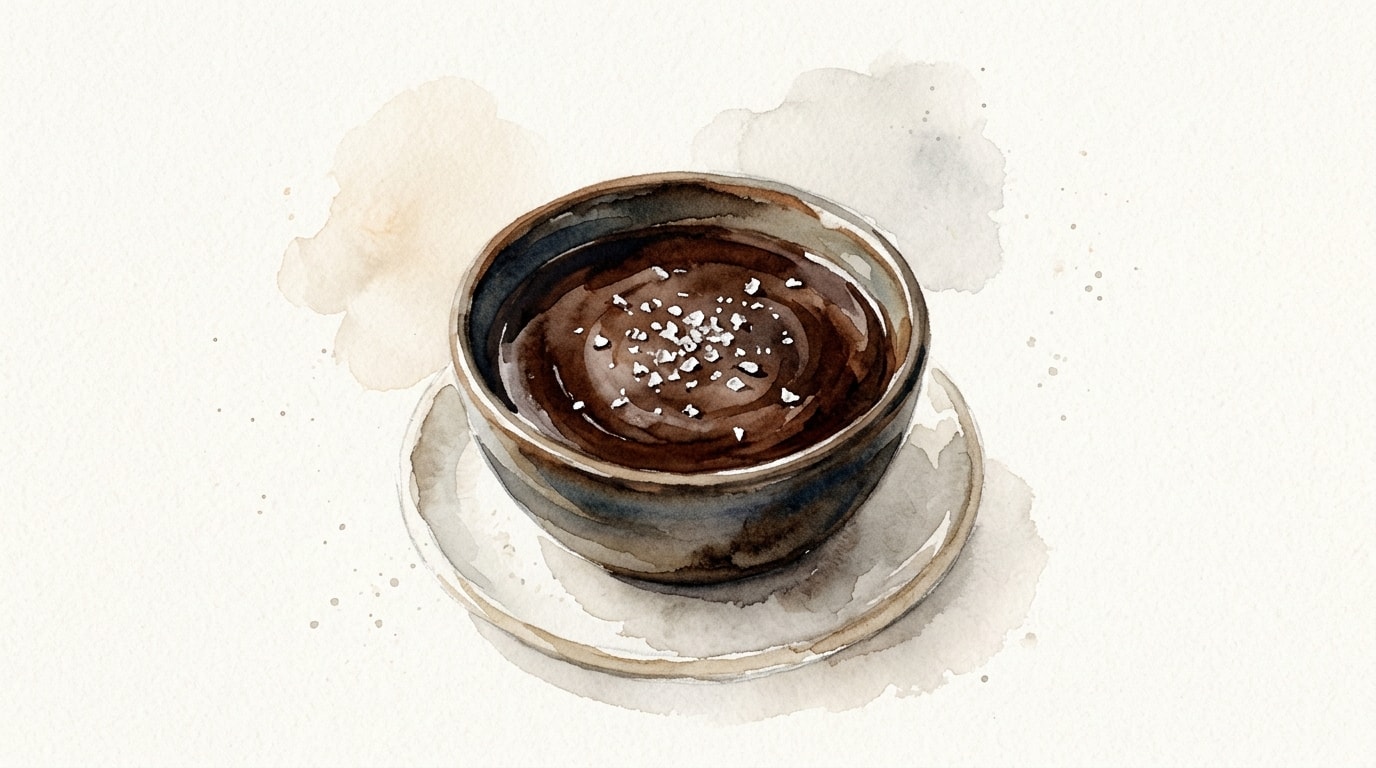 Salted Dark Hot Fudge Sauce