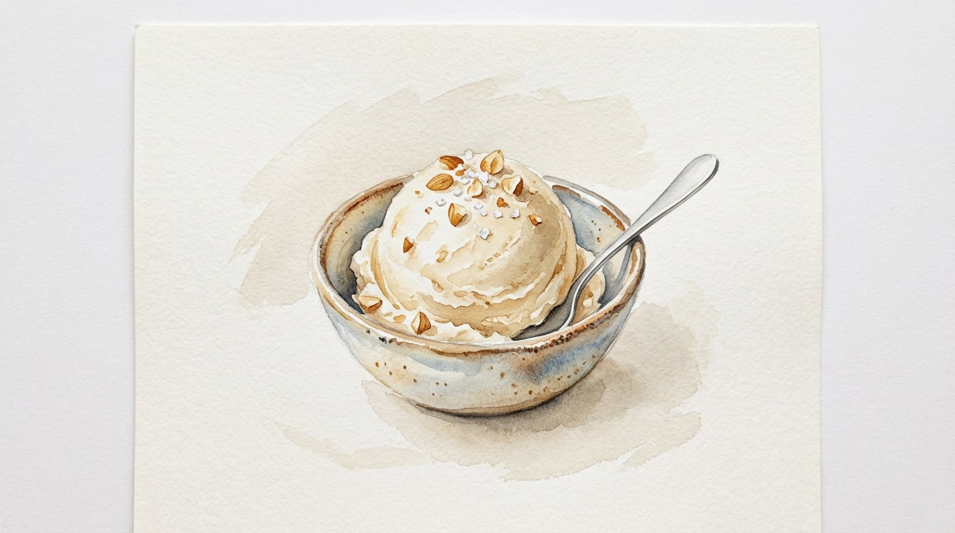 Salted Toasted Almond Ice Cream