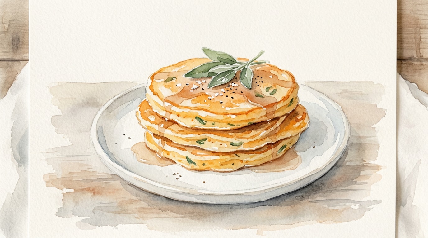 Savory Butternut Squash And Sage Pancakes