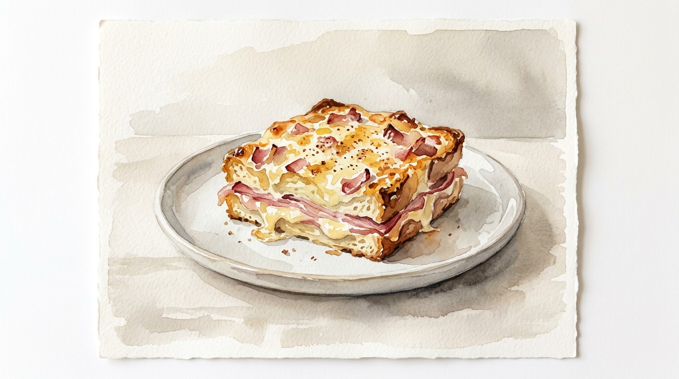 Savory Croque Monsieur Strata