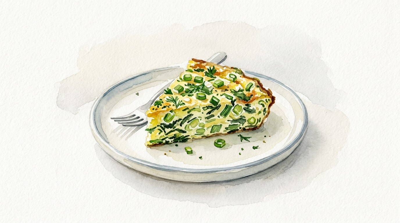 Scallion and Herb Frittata