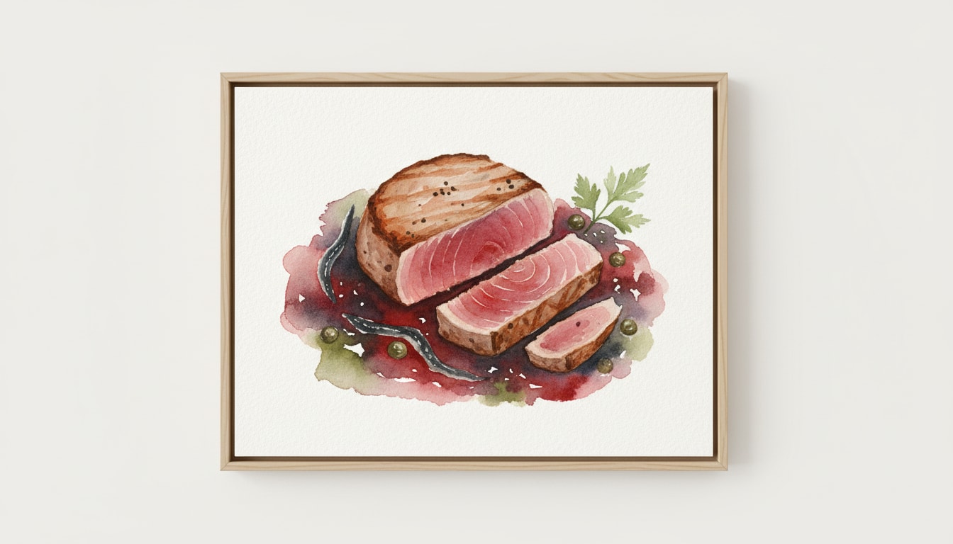 Seared Tuna Steak with Puttanesca