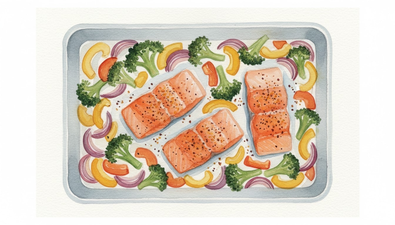 Sheet-Pan Cajun Salmon