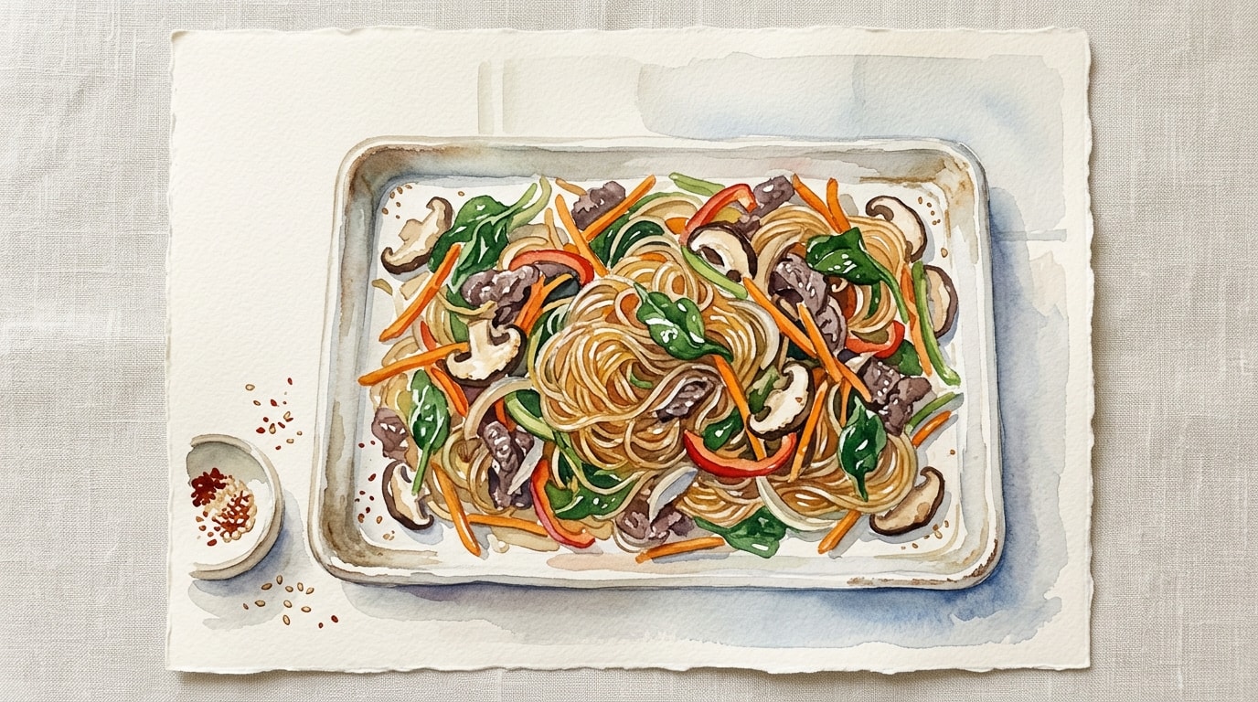 Sheet-Pan Japchae