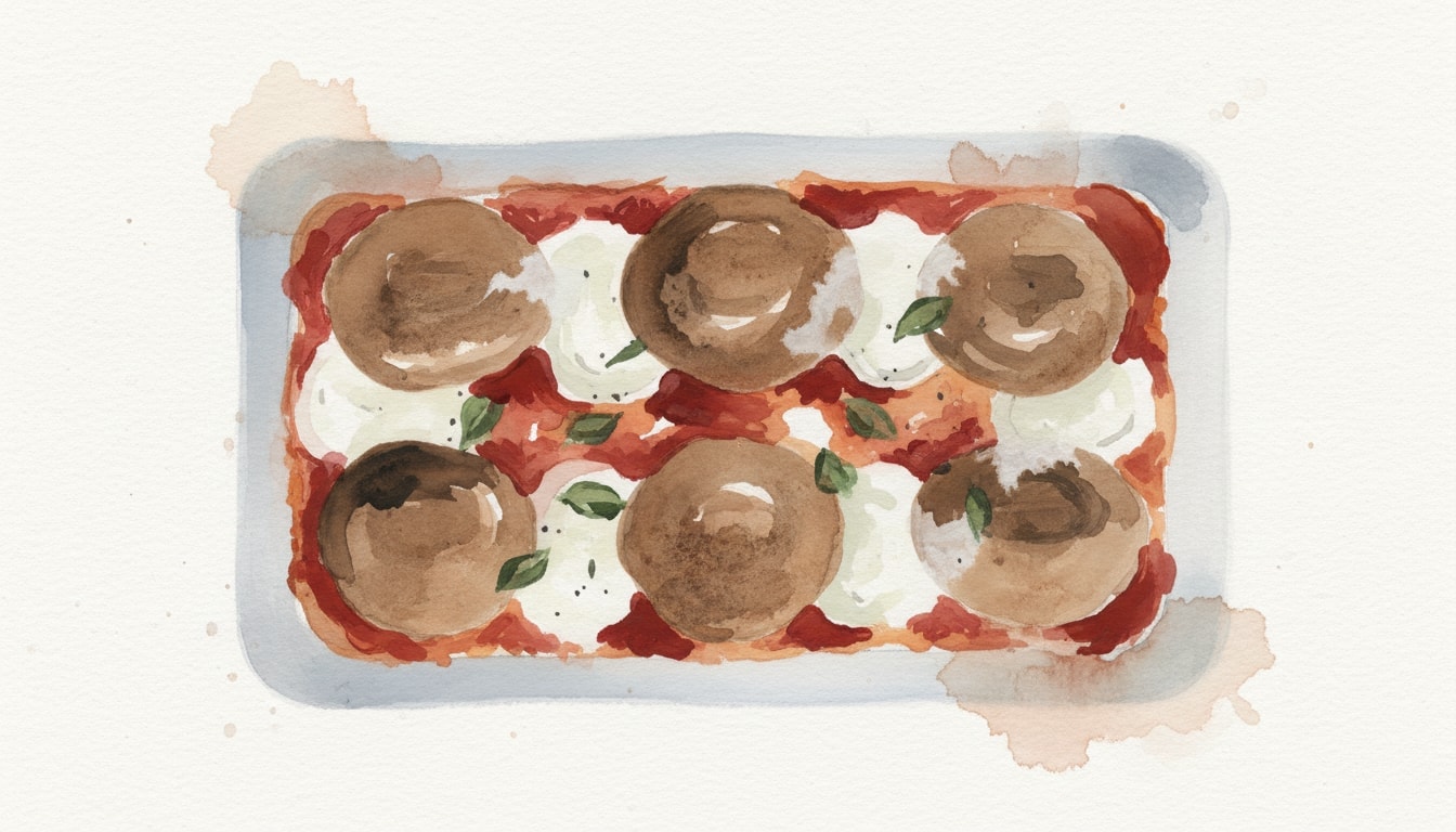 Sheet-Pan Mushroom Parmigiana