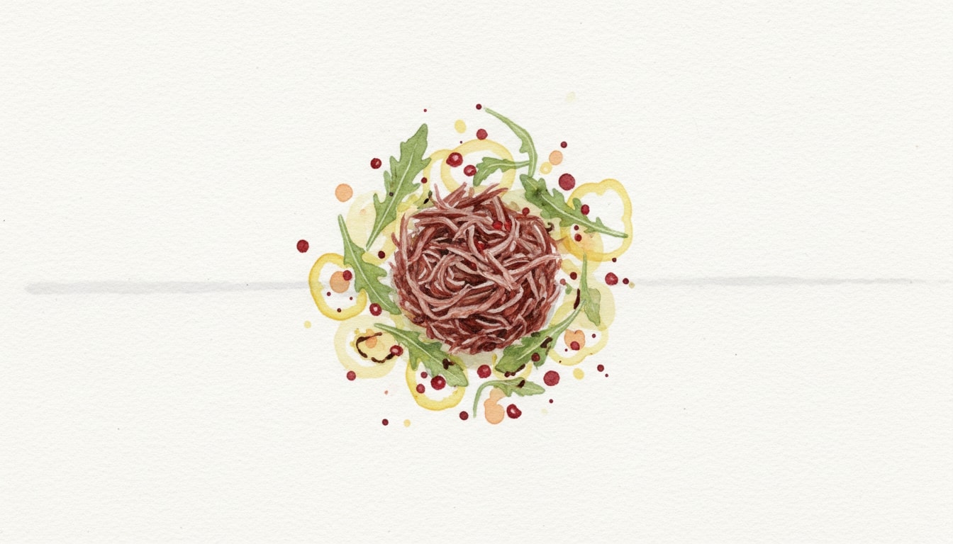 Shredded Oxtail Salad