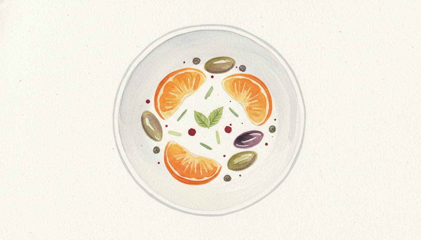 Sicilian Tangerine and Olive Salad