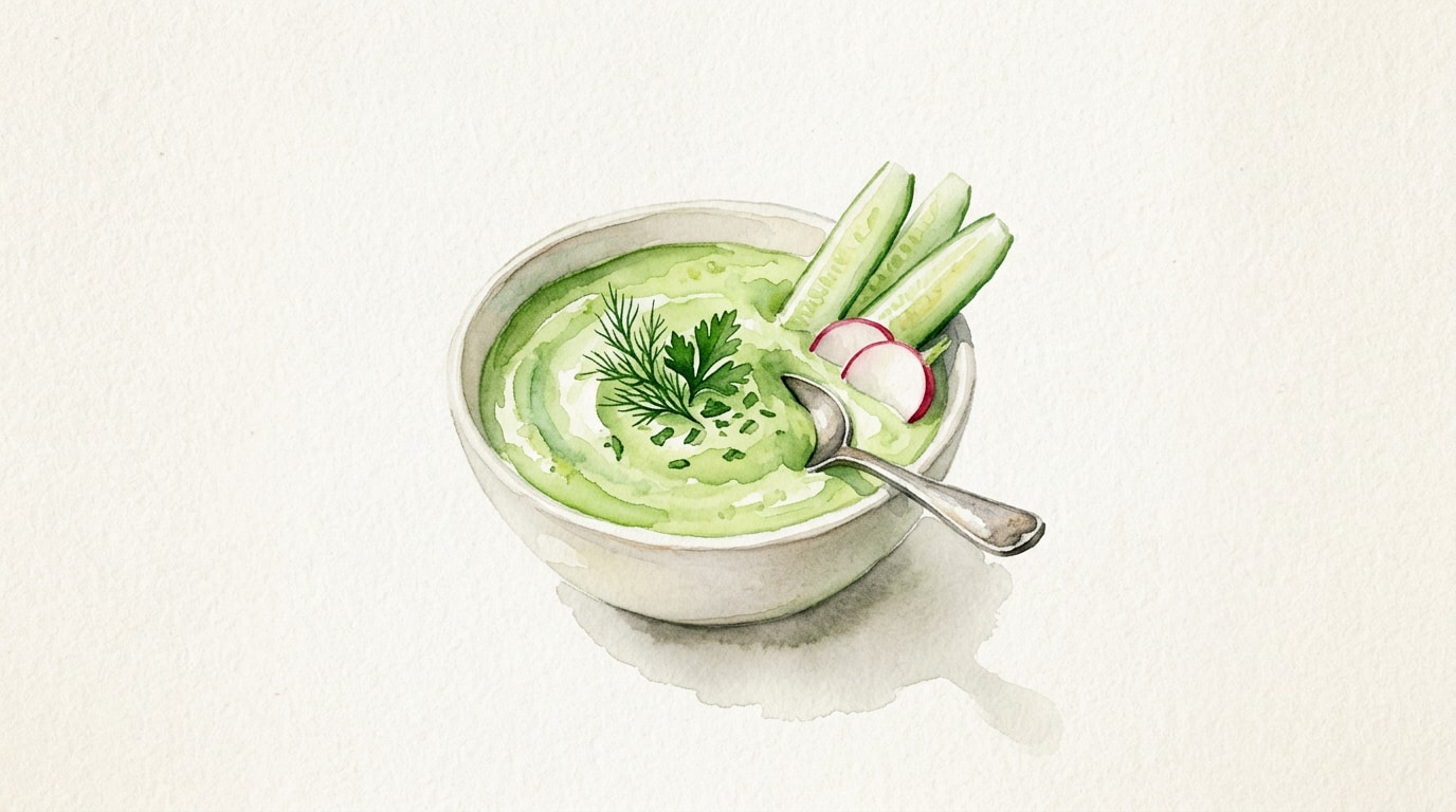 Simple Avocado Green Goddess Dressing
