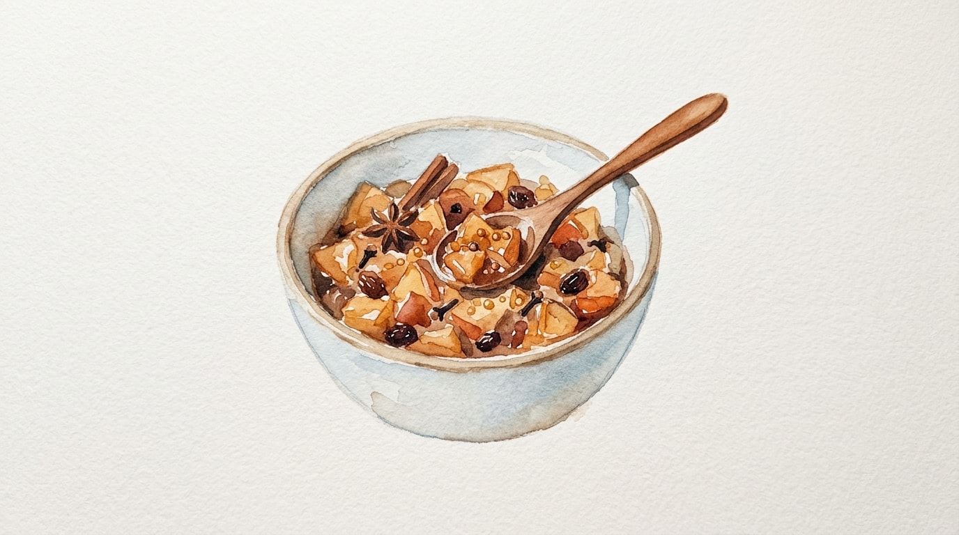 Simple Spiced Apple Chutney