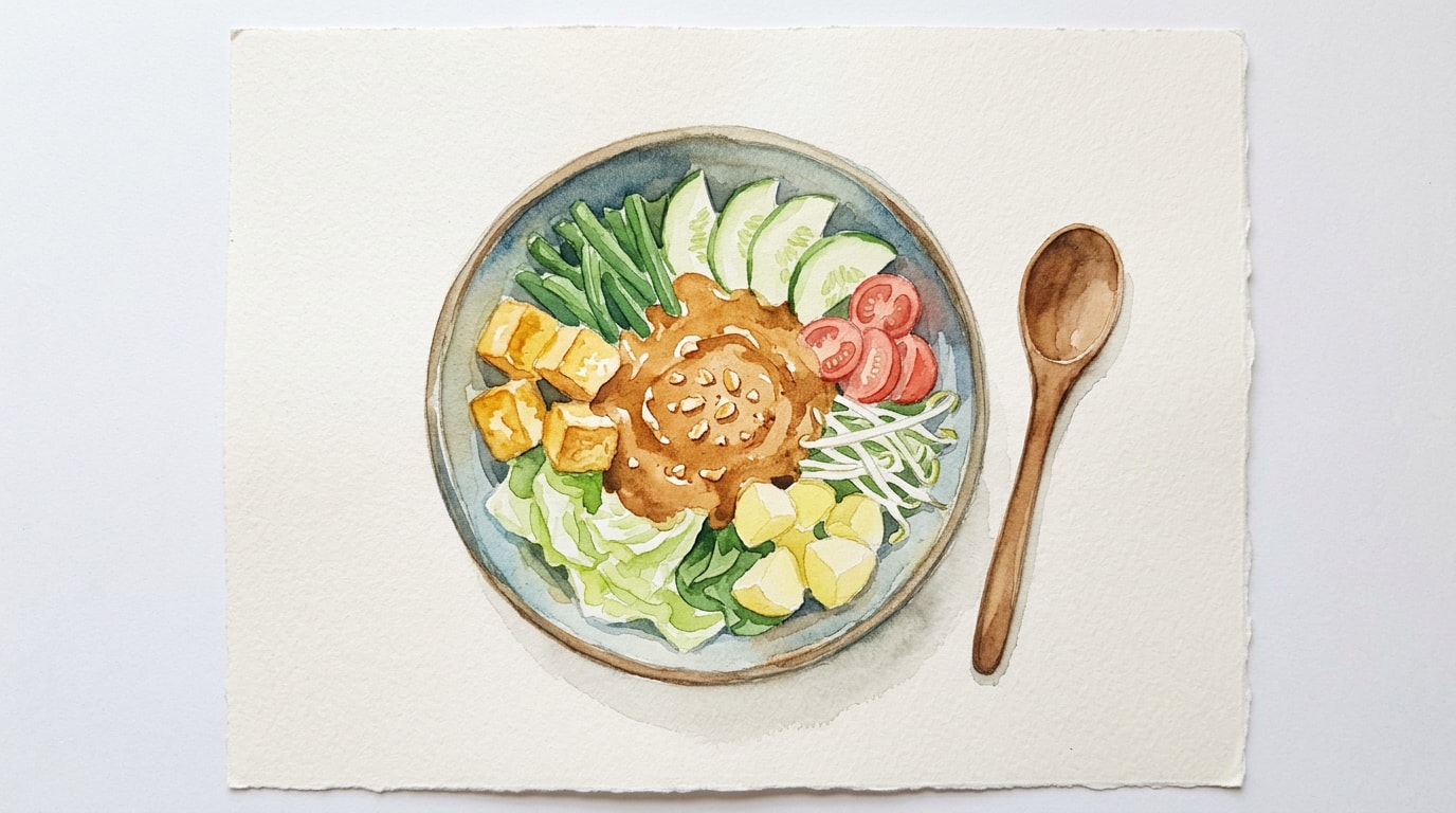 Simple Vegan Gado Gado