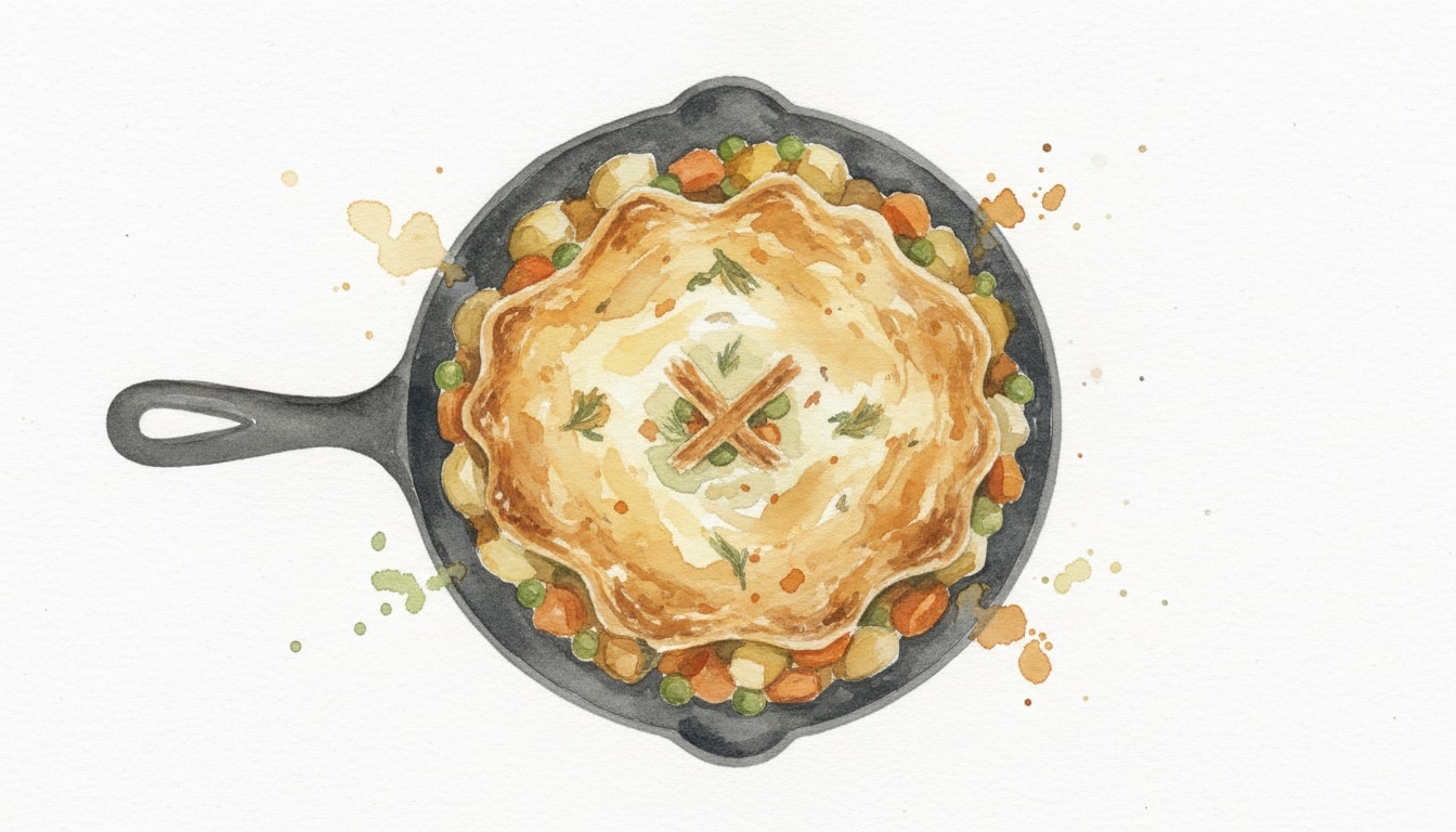 Skillet Vegetable Potpie