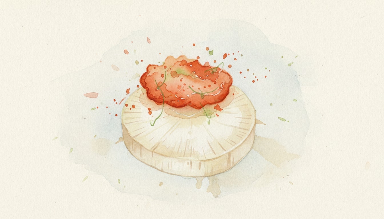 Slow Cooked Celeriac with Kimchi Butter