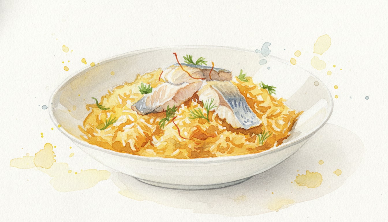 Smoked Haddock and Saffron Pilaf