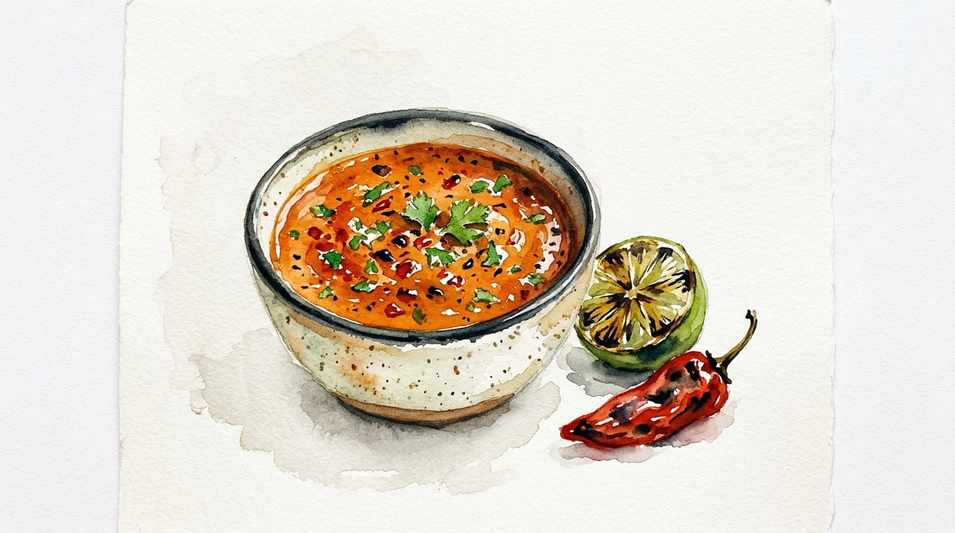 Smoky Grilled Lime and Chile Dipping Sauce