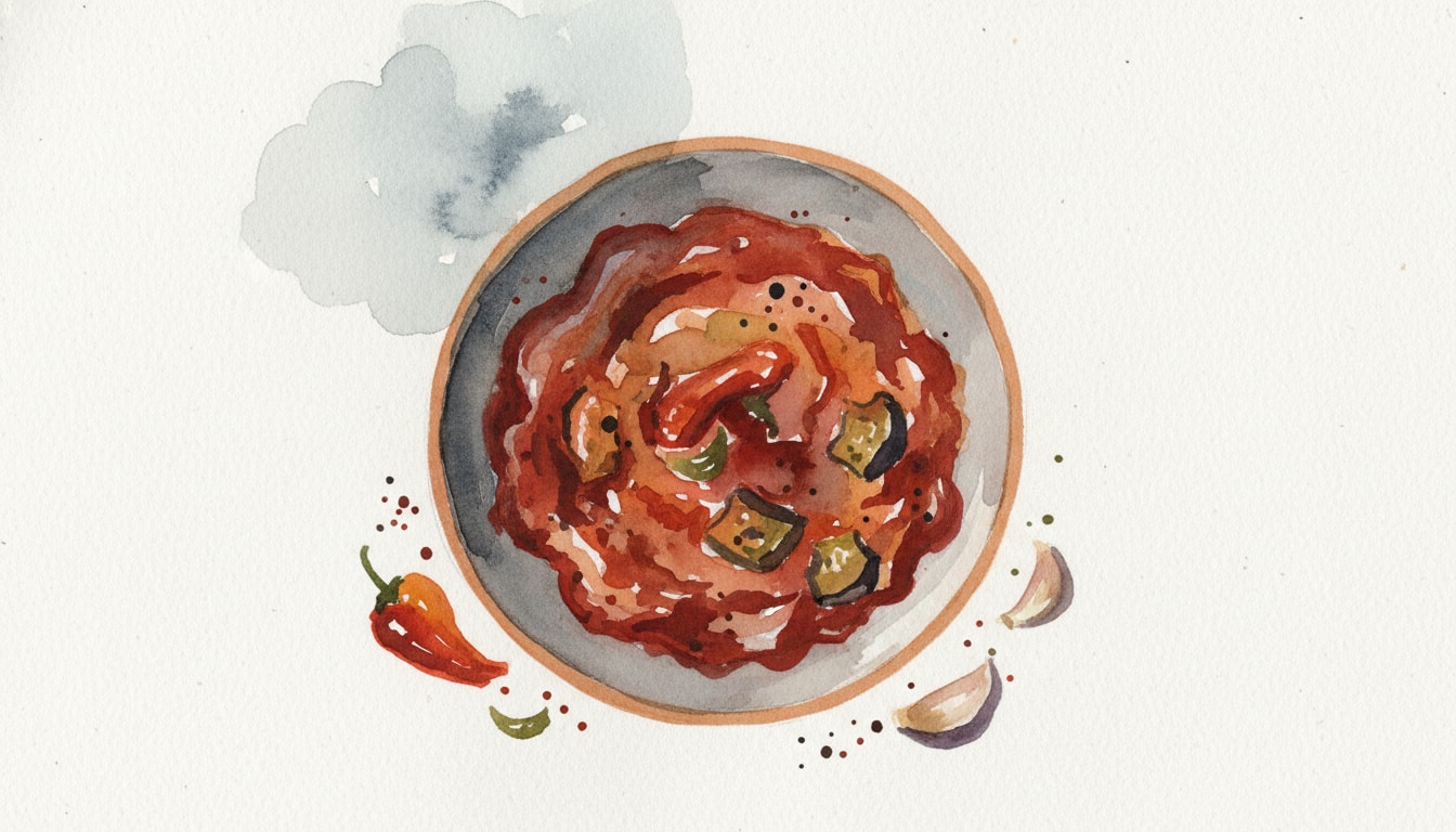 Smoky Roasted Red Pepper & Eggplant Spread (Ajvar)