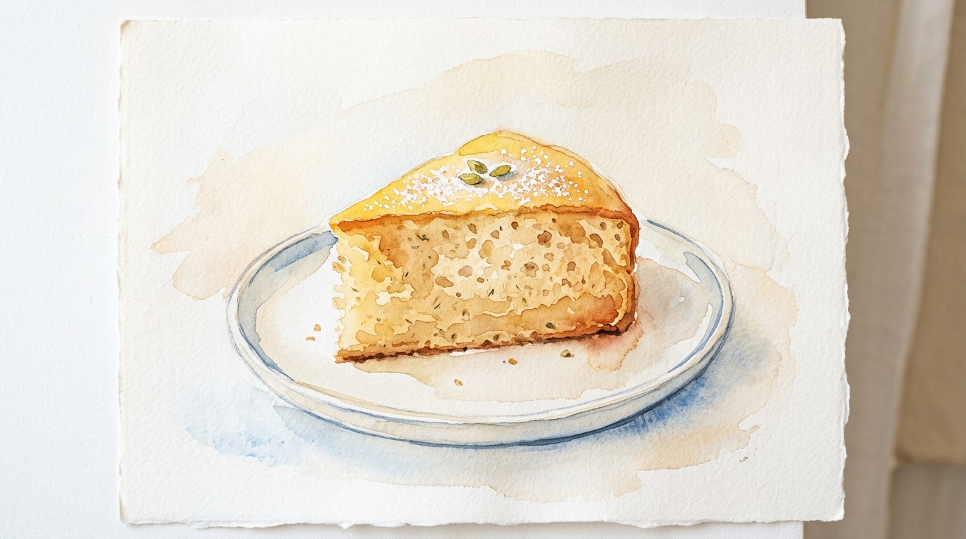 Somali Cardamom Sponge Cake (Doolsho)