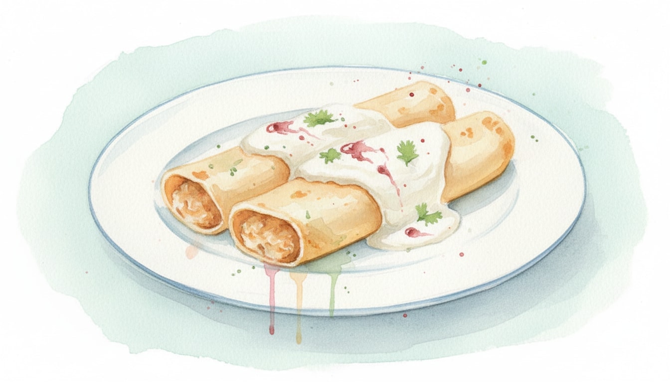 Sour Cream Chicken Enchiladas