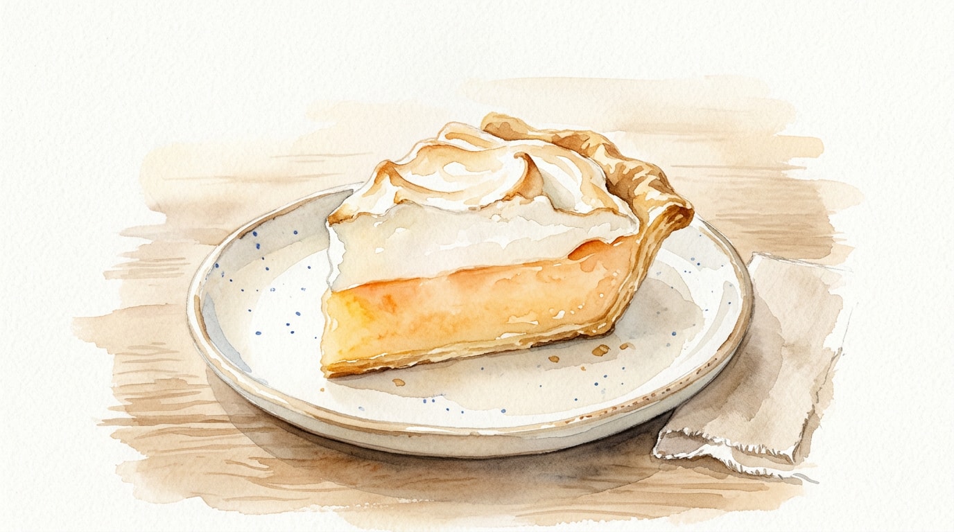Southern Cantaloupe Meringue Pie
