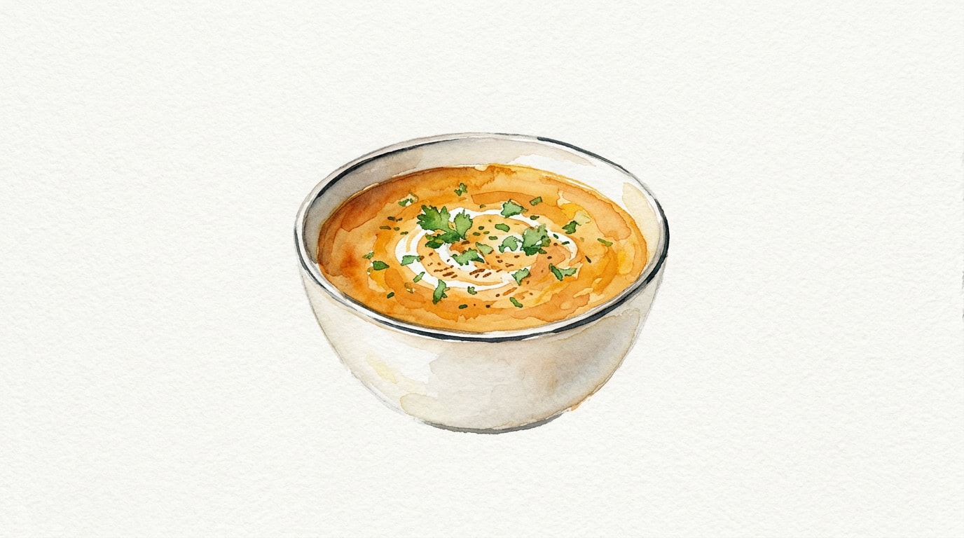 Spiced Carrot and Coriander Soup
