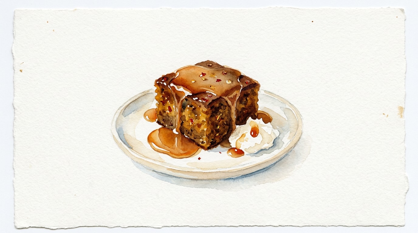 Spiced Chilli And Ginger Sticky Toffee Pudding