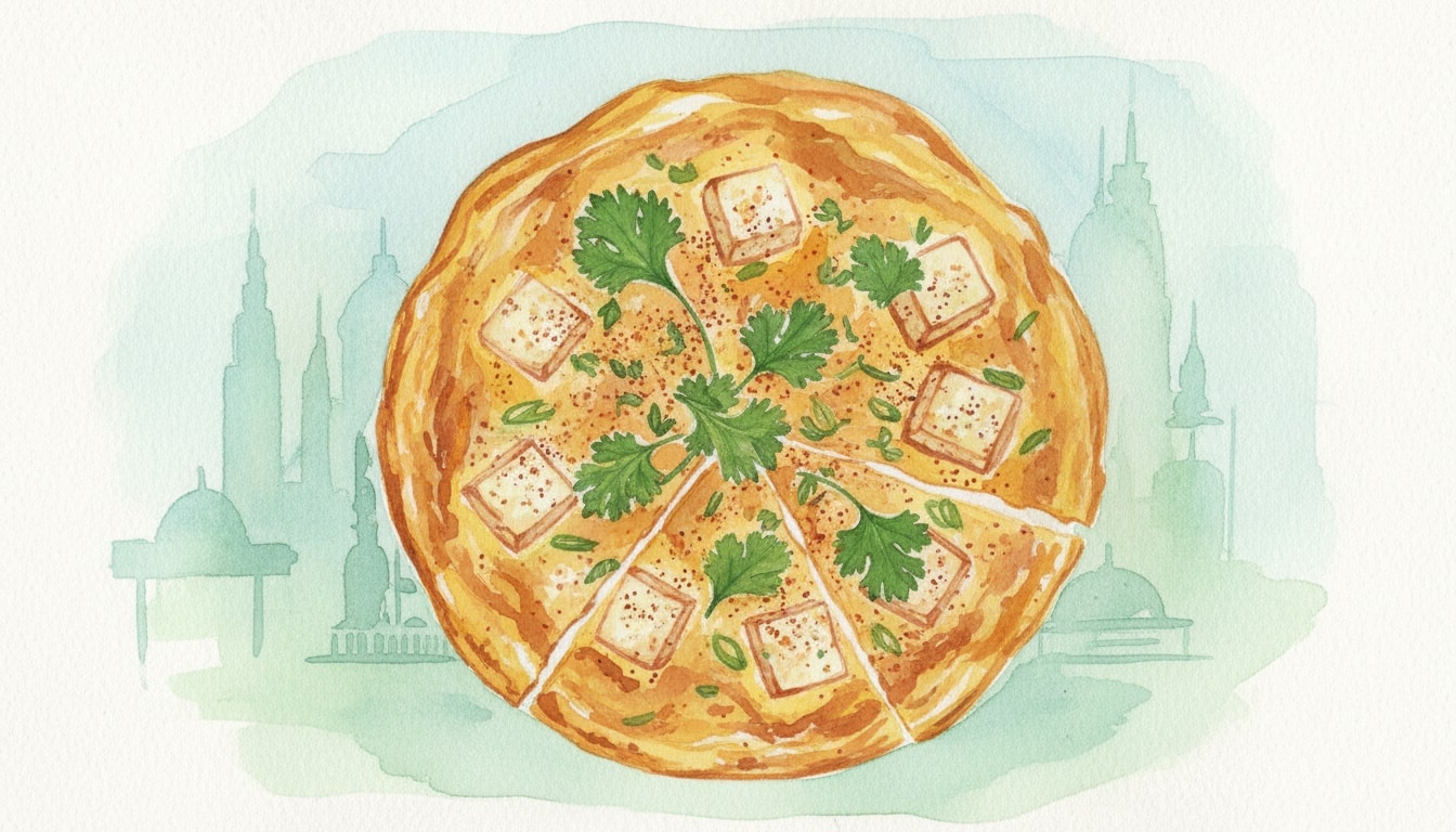 Spiced Paneer & Cilantro 'Bombay' Frittata