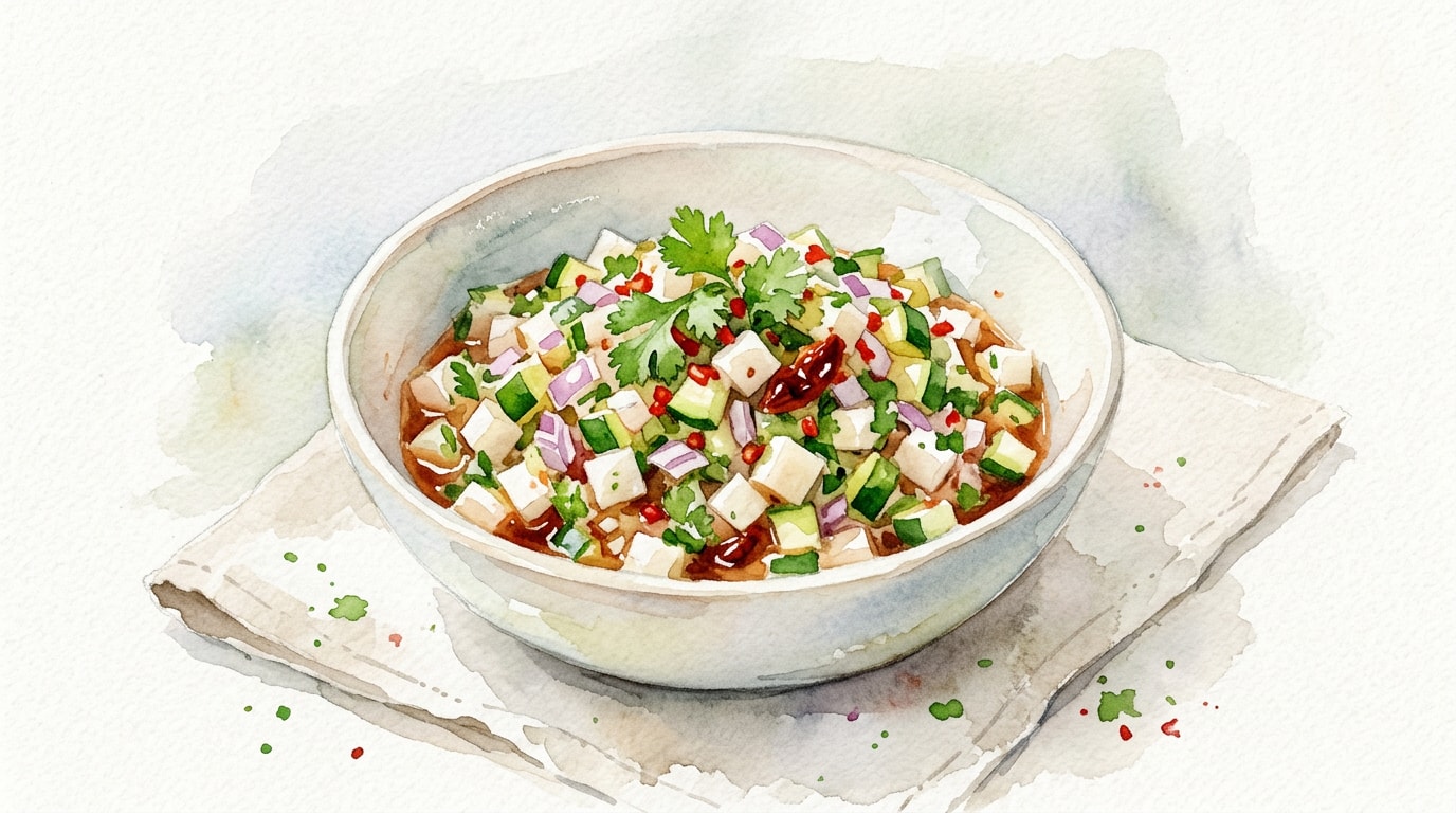 Spicy Chipotle Jicama and Zucchini Relish