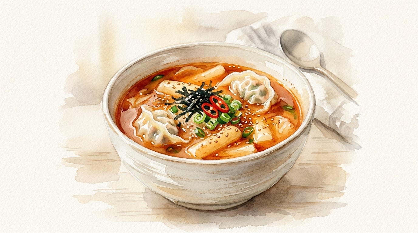 Spicy Gochugaru Tteokmanduguk