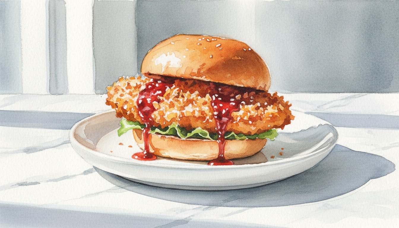 Spicy Kettle-Chip Crusted Chicken Sandwich
