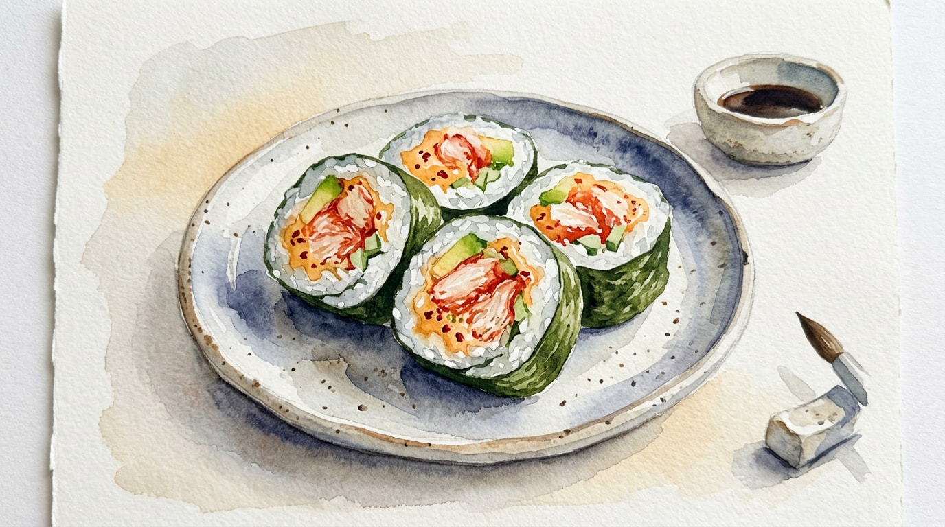 Spicy King Crab Rolls