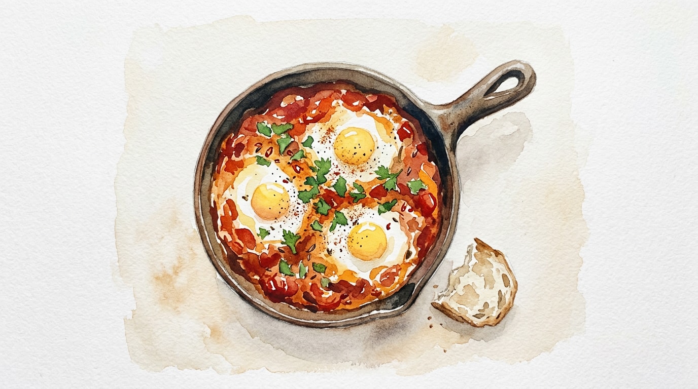 Spicy Tomato and Baked Egg Shakshuka