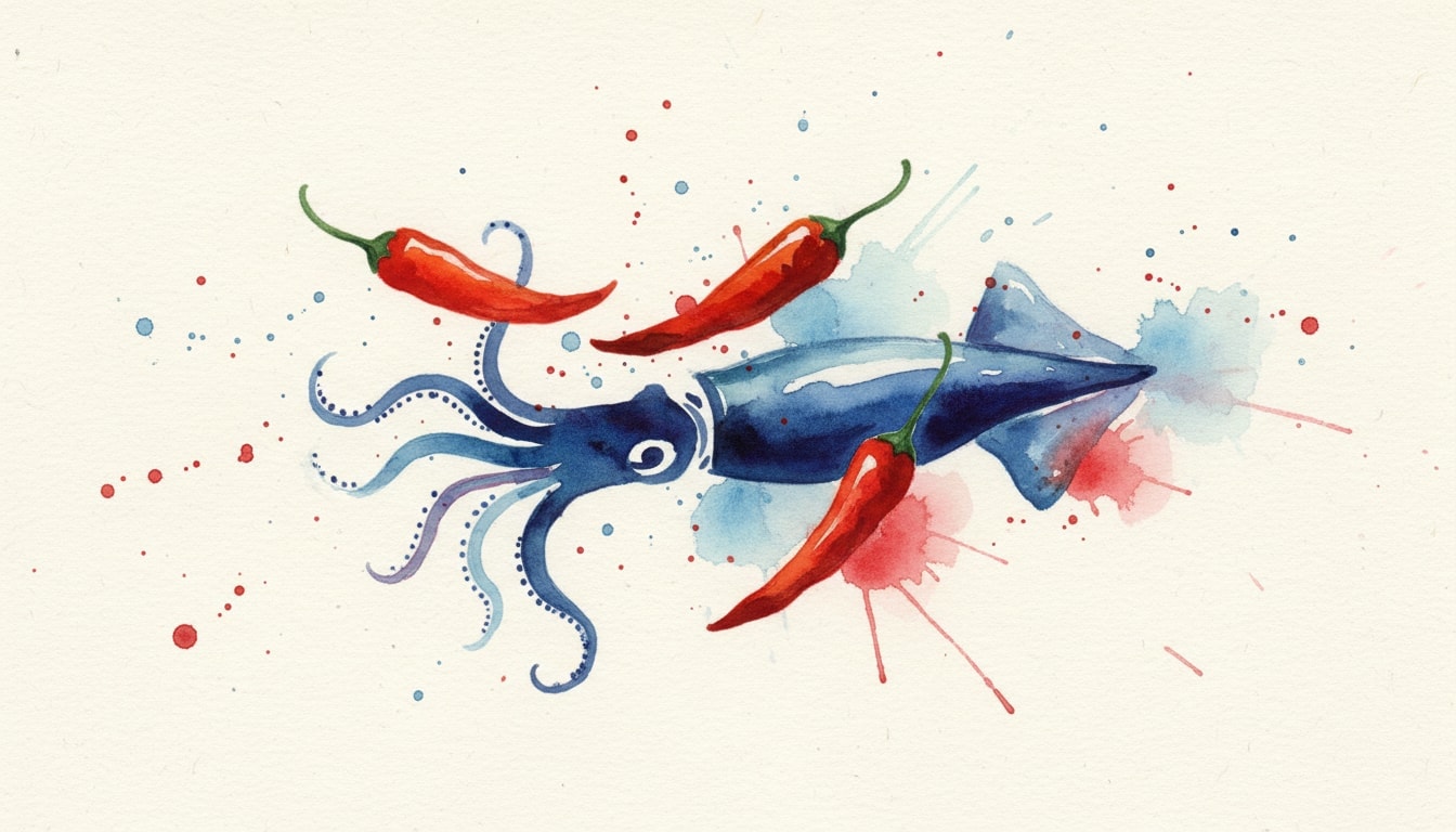 Squid with Chilli