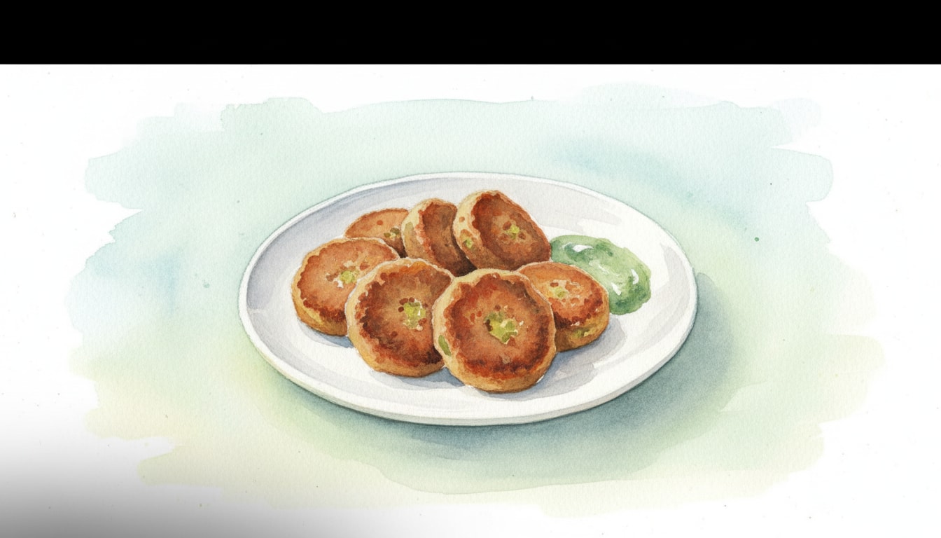 Stuffed Lamb Shami Kebabs