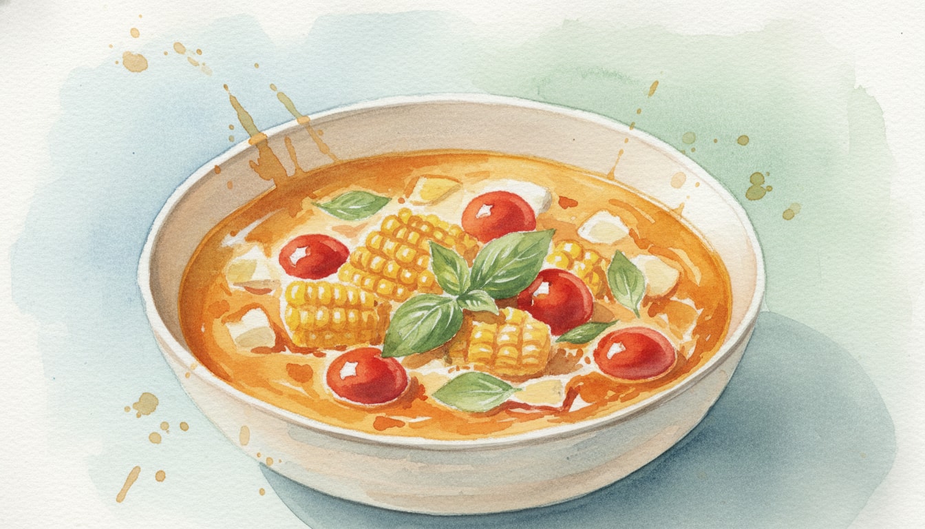 Summer Harvest Corn and Tomato Stew
