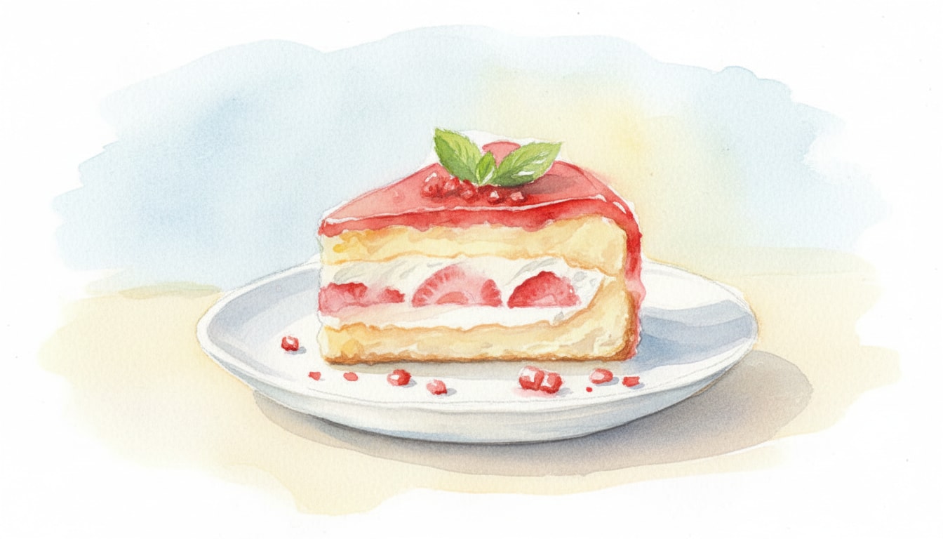 Summer Strawberry Cassata Siciliana