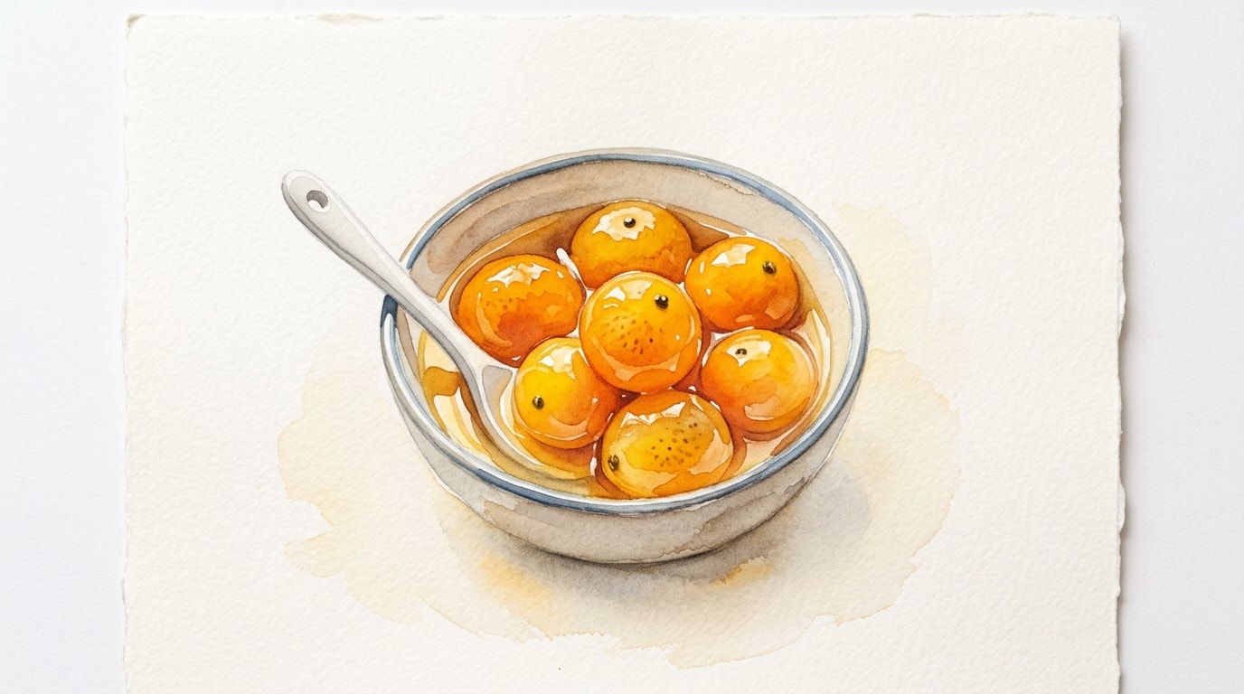 Sweet and Tart Preserved Kumquats