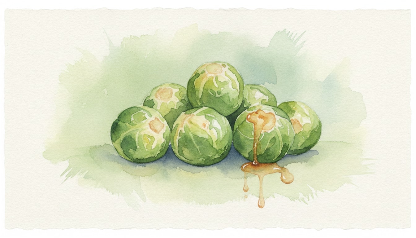 Sweet Steamed Brussels Sprouts