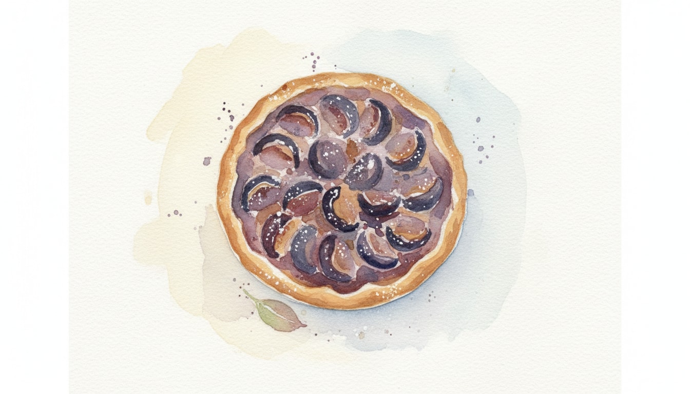 Tarte aux Pruneaux à l'Earl Grey