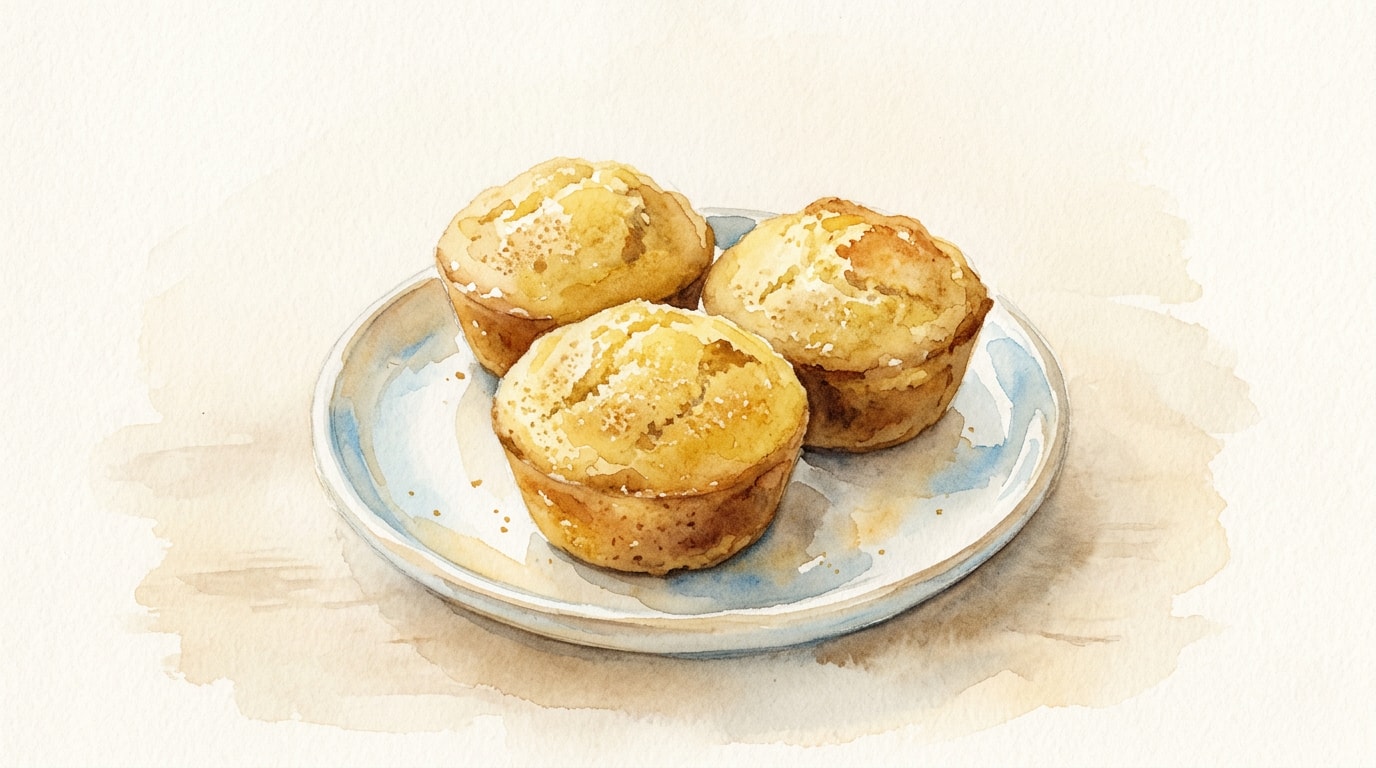 Tender Cornmeal Muffins