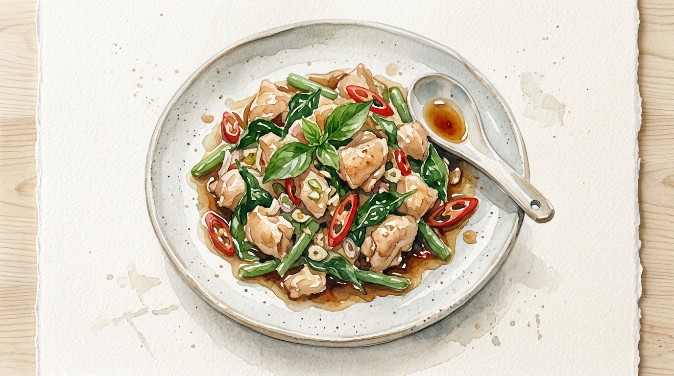 Thai Basil Chicken Stir-Fry