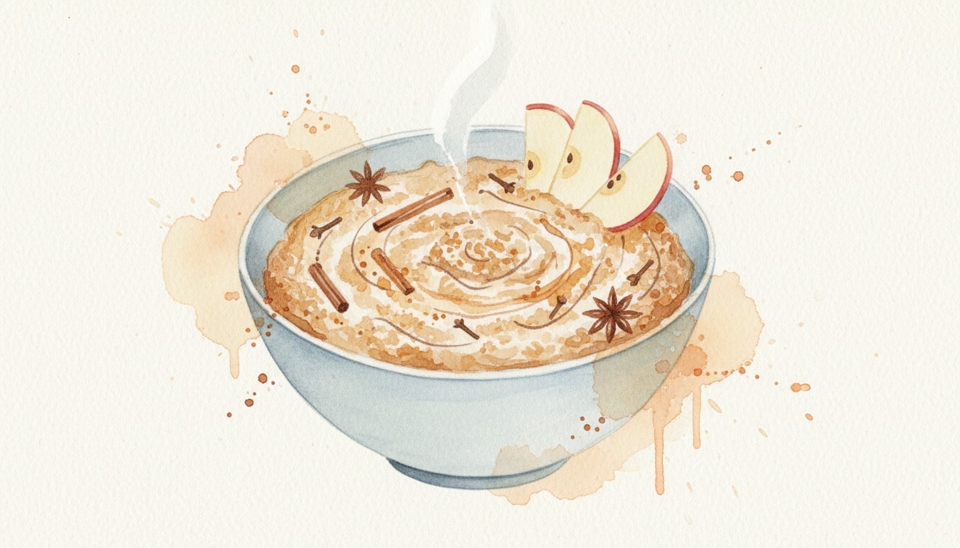 Toasted Irish Oatmeal with Apple Cider and Warm Spices