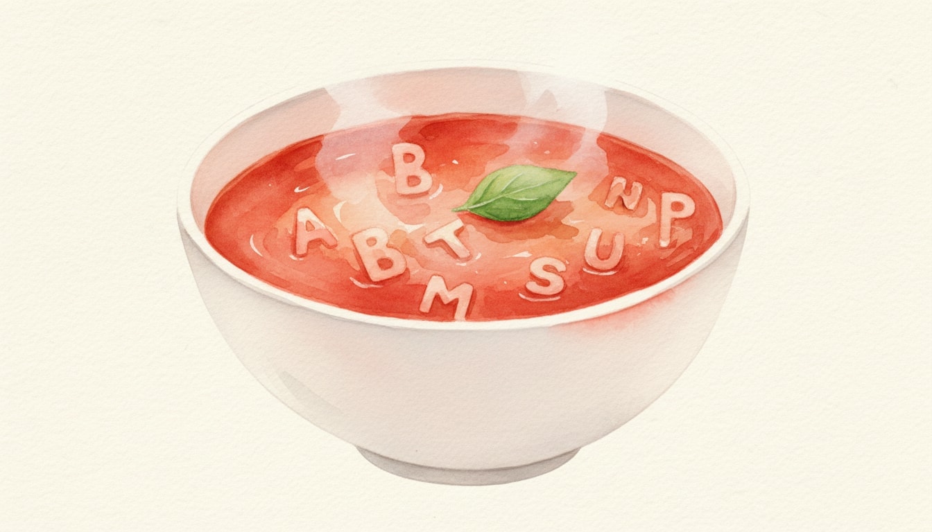 Tomato Alphabet Soup