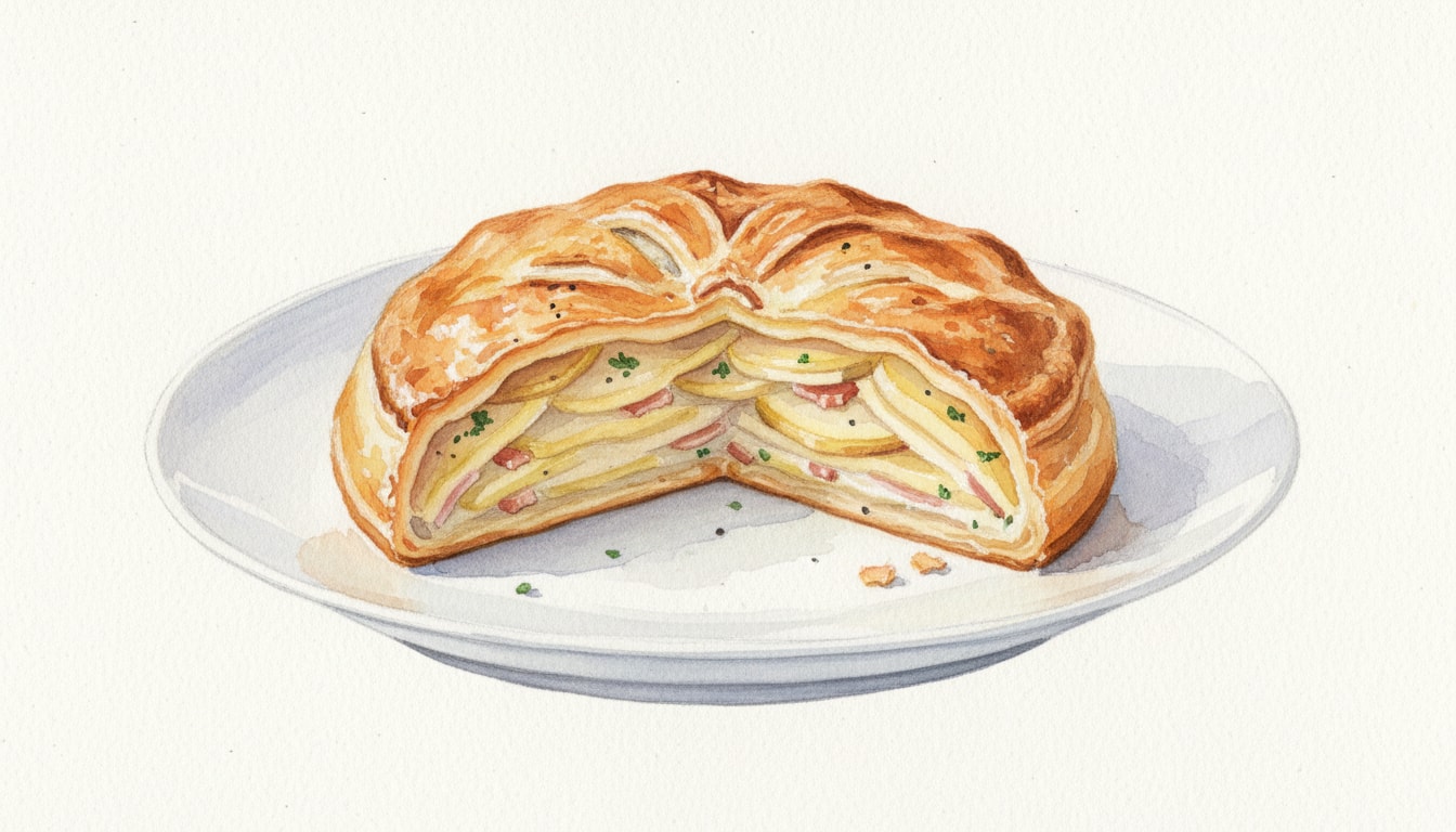 Tourte Berrichonne aux Pommes de Terre