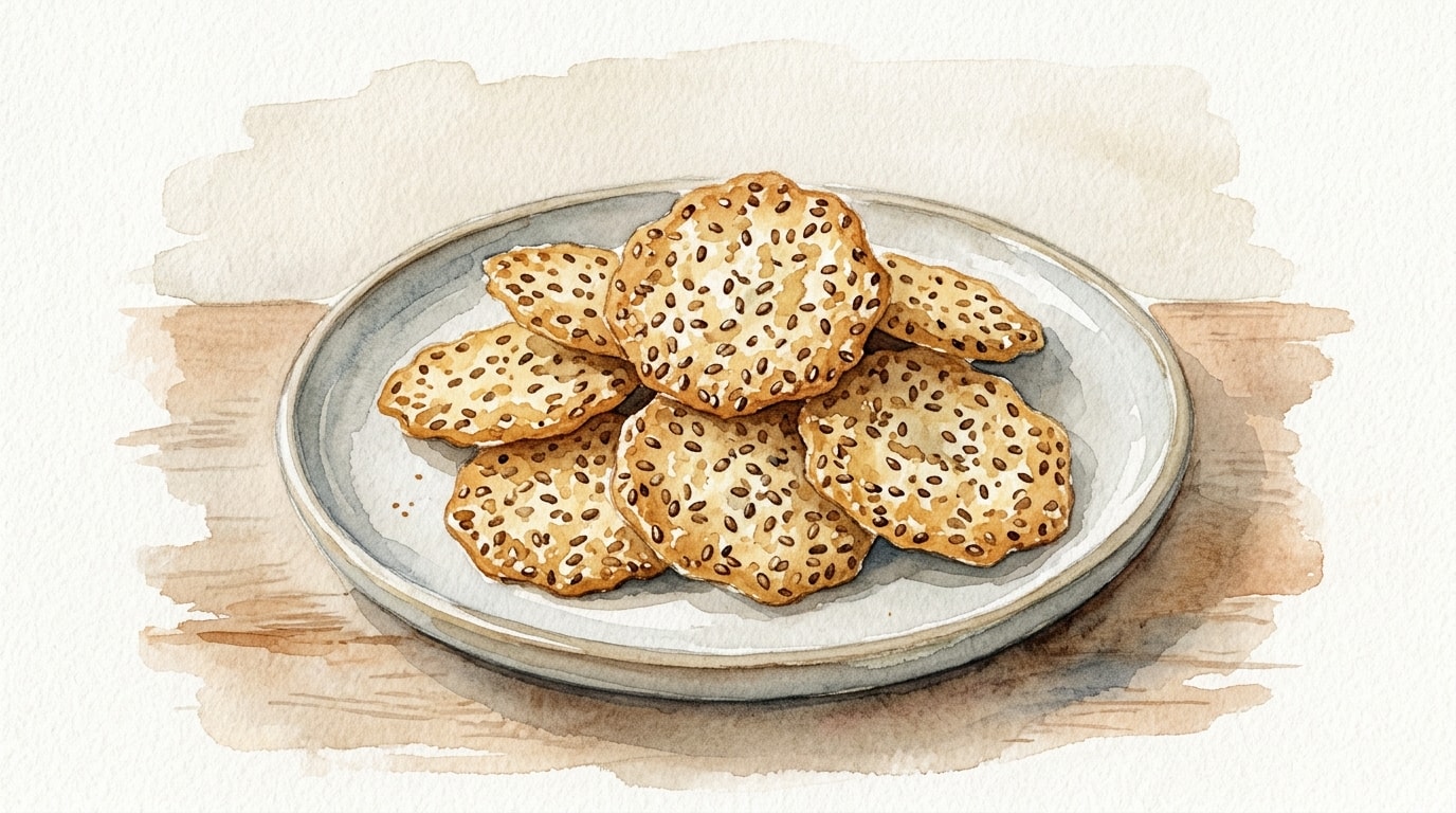 Traditional Gullah Geechee Benne Wafers