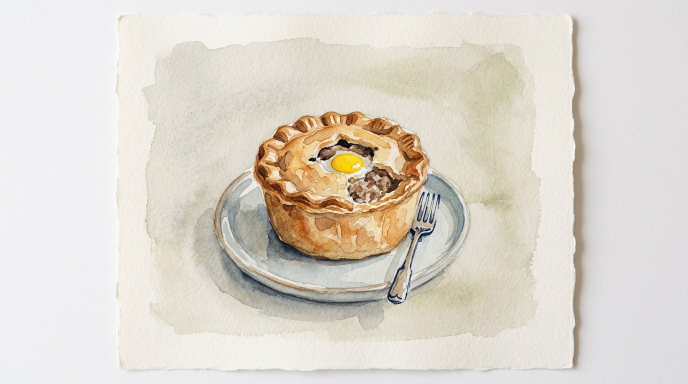 Traditional Mini Pork Pies with Quail Eggs