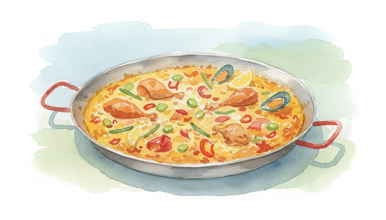 Traditional Paella Valenciana