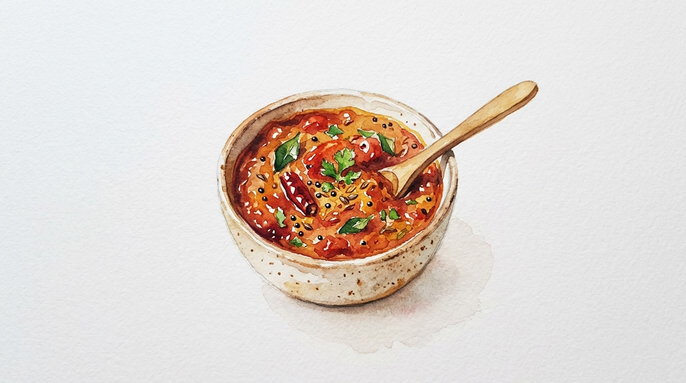 Traditional South Indian Tomato Chutney