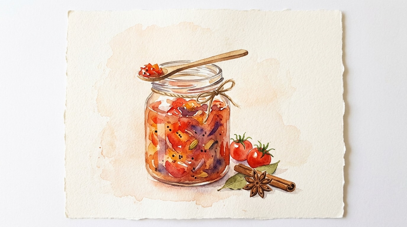 Traditional Spiced Tomato Chutney