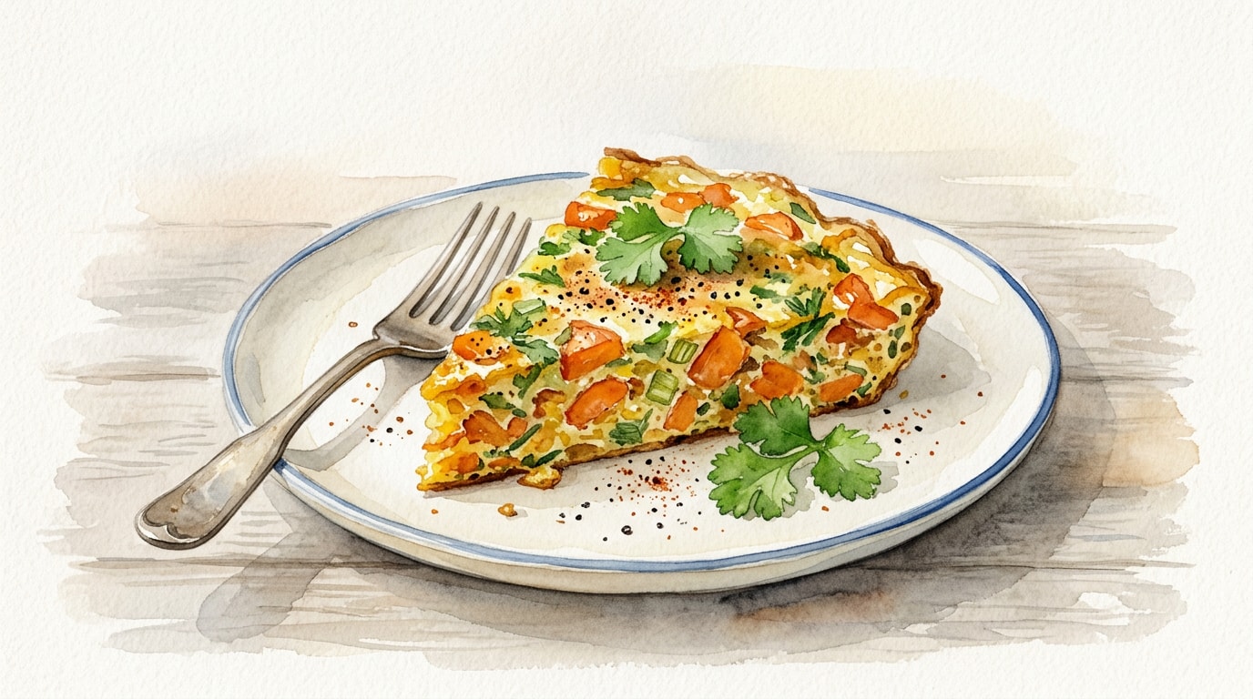Tunisian Spiced Carrot Frittata