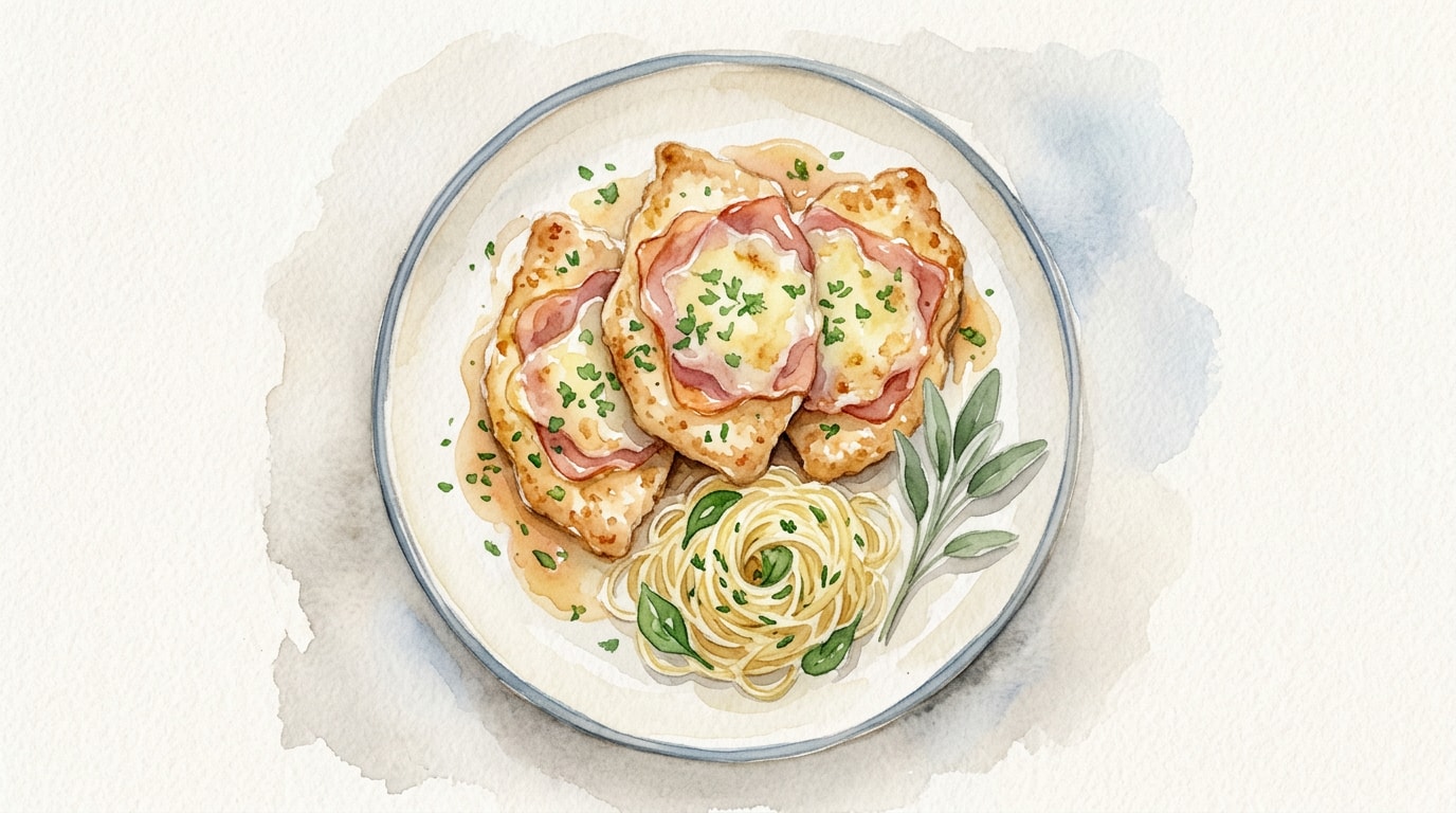 Turkey Scallopini With Prosciutto And Fontina