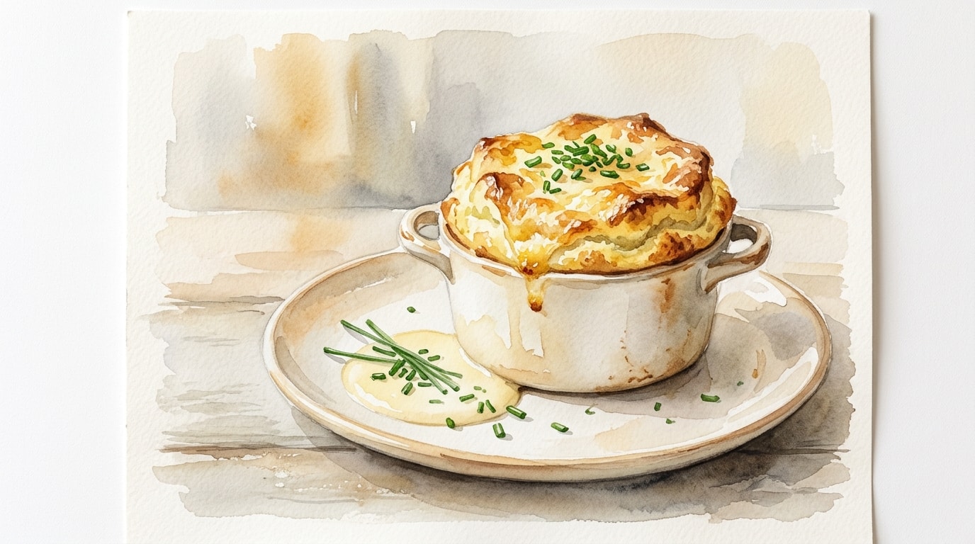 Twice-Baked Gruyere Souffles